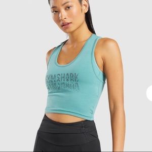 Gymshark Chalk Graphic Crop